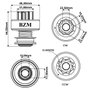 Impulsor de Partida BZM 99.0806.0 C/12 Dentes para Peugeot 306 405 406