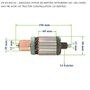 Induzido Mercedes Benz Volkswagen Volvo ZM 7,0Kw M9T8 24v