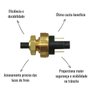 Interruptor de Luz de Freio 3RHO 370 Gol Parati Voyage Saveiro