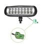 Kit Farol LED Slim Autopoli Bivolt 3,2W Universal Preto
