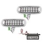 Kit Farol LED Slim Autopoli Bivolt 3,2W Universal Cromado