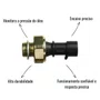 Kit Interruptor Pressão Óleo 3RHO 3374 Celta Corsa + Chicote