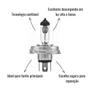 Lâmpada Halógena Hella H5 12V 60/55W P45T