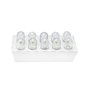 Lâmpada LED Autopoli 12V 0,9W Esmagada Branca 10 Unidades