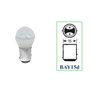 Lâmpada LED Autopoli 12V 3W BAY15D (1034) Branca 10 Unidades