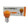 Lâmpada LED Autopoli Âmbar 24V 3W BA15S-21 (1141) 10 Unid