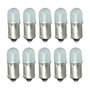 Lâmpada LED Autopoli Branco 12V 0,9W BA9 (69) 10 Unidades