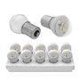 Lâmpada LED Autopoli Branco 12V 3W BA15S-21 (1141) 10 Unid