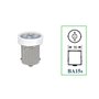 Lâmpada LED Autopoli Branco 24V 1,8W BA15S (67) 10 Unidades