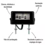 Lanterna de Placa LED Aspöck Regpoint Small Facchini