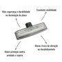 Lanterna de Placa LED Braslux 90° 12/24V Cristal