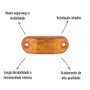 Lanterna Delimitadora de Placa LED Iva Amarela Bivolt