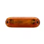 Lanterna Lateral GF Amarela Cantos Arredondados Lâmp Torpedo