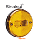 Lanterna Lateral Fios LED  24V  Guerra 88mm -  Amarela