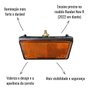 Lanterna Lateral LED Amarela Randon New R 2022 em Diante