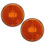 Lanterna Lateral LED Braslux Amarelo Ø 89mm Randon Noma 2 Un