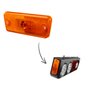 Lanterna Lateral LED Braslux Diamond Amarela para Librelato