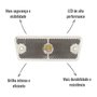 Lanterna Lateral LED Braslux Diamond Cristal para Librelato
