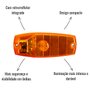 Lanterna Lateral LED Braslux Side Marker Amarelo para Ônibus