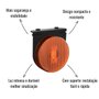 Lanterna Lateral LED Iva Com Suporte Amarela Com Fio Randon