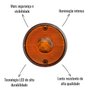 Lanterna Lateral LED Sinalsul 24V 88mm Amarela