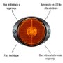 Lanterna Lateral Retrorrefletor LED Braslux Amarela Randon