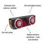 Lanterna Traseira LED Aspöck Braspoint III Direito Facchini