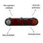 Lanterna Traseira LED Braslux Trailer Direito Librelato