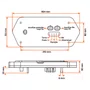 Lanterna Traseira LED Sinalsul 24V Direito Esquerdo Turn