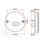 Lanterna Traseira LED Sinalsul Bivolt Multifunção Universal