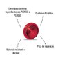 Lente Lanterna Foguinho/Bojuda PL0550/0650 Pradolux Vermelha
