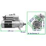 Motor de Partida SEG 24V 4,0kW Mercedes-Benz Atego Axor