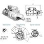 Motor De partida Volkswagen Cummins ZM 5,0Kw M100R CW 24v