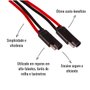 Par Conector Chicote Plug Rainha das Sete ETE8531 2 Vias