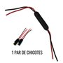 Par Conector Chicote Plug Rainha das Sete ETE8531 2 Vias