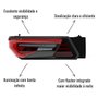 Par Conjunto Lanterna Traseira LED Braslux Volkan