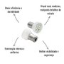 Par Lâmpada LED Autopoli Branco 12V 3,5W BA15S-21 (1141)