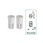 Par Lâmpada LED Autopoli Branco 24V 1,8W W2,1X9,5D Pingão