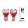 Par Lâmpada LED Autopoli Vermelho 12V BAY15D (1034)
