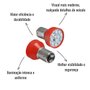 Par Lâmpada LED Autopoli Vermelho 12V BAY15D (1034)