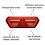 Par Lanterna Traseira LED Braslux Fumê Original Guerra