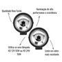 Par Mini Farol Auxiliar Sun Ray Nino F-11V Universal Ø85mm