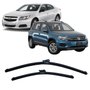 Par Palheta Limpadora Para-Brisa AVX Malibu Tiguan 2009-2017