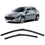 Par Palheta Limpadora Para-Brisa AVX Peugeot 307 2006 a 2012