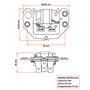 Porta Escova Alternador Unifap 2201/2 Trator Massey Ferguson