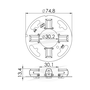 Porta Escova do Motor de Partida Renault Fiat 12v Tipo Bosh