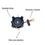 Porta Escova Motor de Partida Unifap 1.171/4 Celta Corsa Palio Stilo