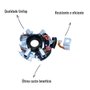 Porta Escova para Motor de Partida Unifap 1.115/4 Gol Parati Corsa Fox