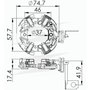 Porta Escova para Motor de Partida Unifap 1.116/4 Celta Corsa Agile Gol