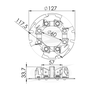 Porta Escova Partida GM Ford VW MB Tipo Delco 37mt/41mt 12v